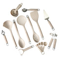 Gibson Home Burchette 20 Piece Nylon Kitchen Gadget & Tool Set in Taupe