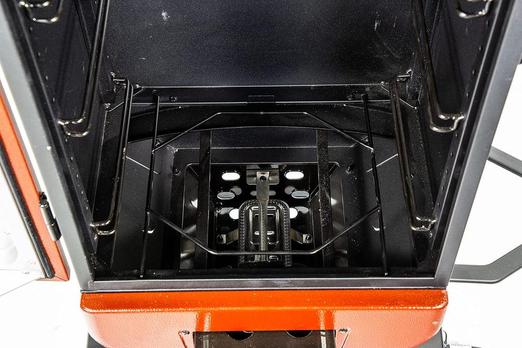 Red Hammertone Propane Fueled Vertical Gas Smoker 880SqIn-4