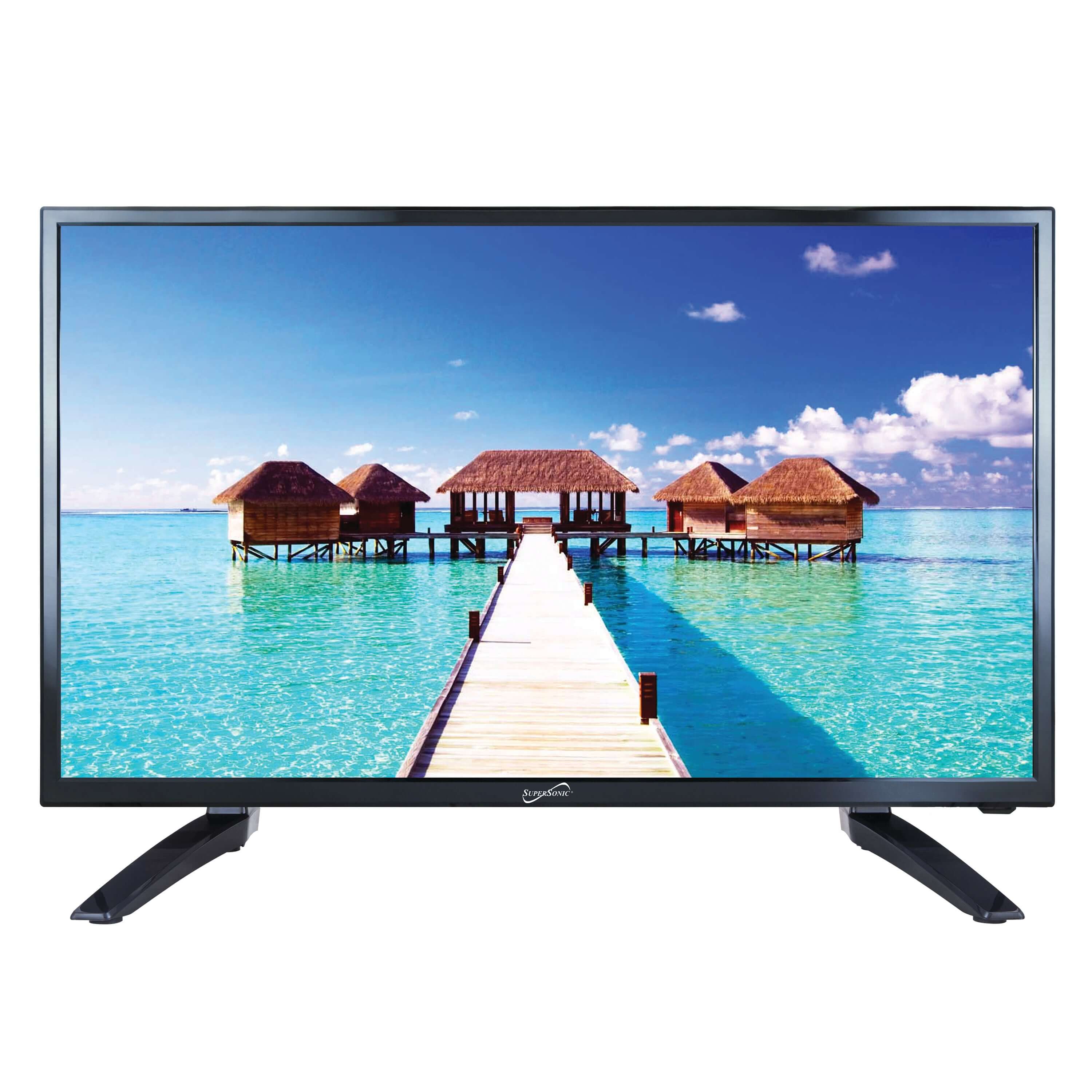 32" Supersonic 1080p Widescreen LED HDTV with USB, SD Card Reader and HDMI (SC-3210)-0