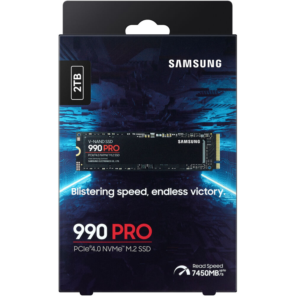 Samsung 990 PRO 2TB NVMe PCIe Gen 4.0 M.2 SSD-0