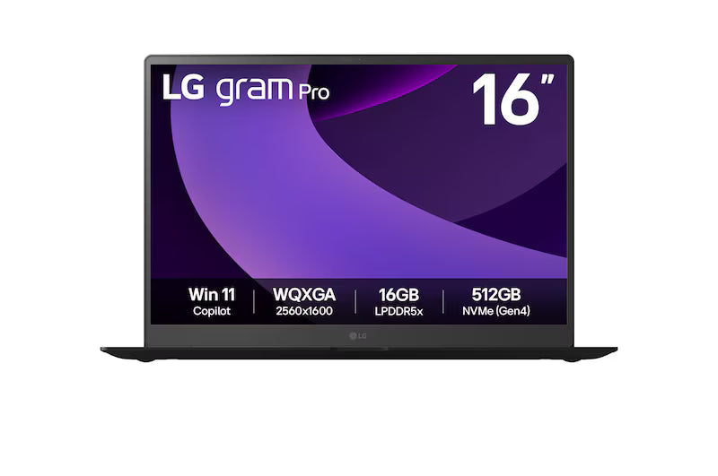 LG gram Pro 16" |32 GB RAM| Intel® Core™ Ultra 7 255H | gram Dual AI | NVIDIA GeForce RTX 5050-0