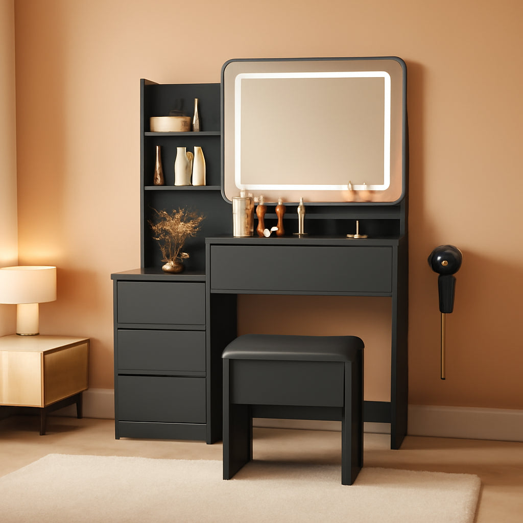 36 Inch Customizable Illuminated Vanity Desk Mirror-0