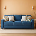 Blue Queen Stainresistant Memory Foam Sleeper Sofa-0