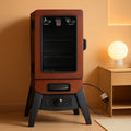 Red Hammertone Propane Fueled Vertical Gas Smoker 880SqIn-0