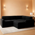 Modular Sleeper Sectional Sofa Charcoal With Storage-0