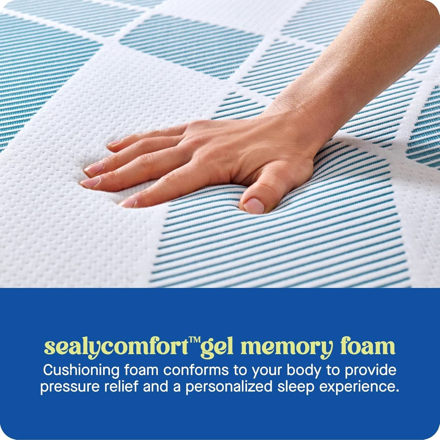 Comfortable Hybrid King Mattress with Gel Memory Foam-3