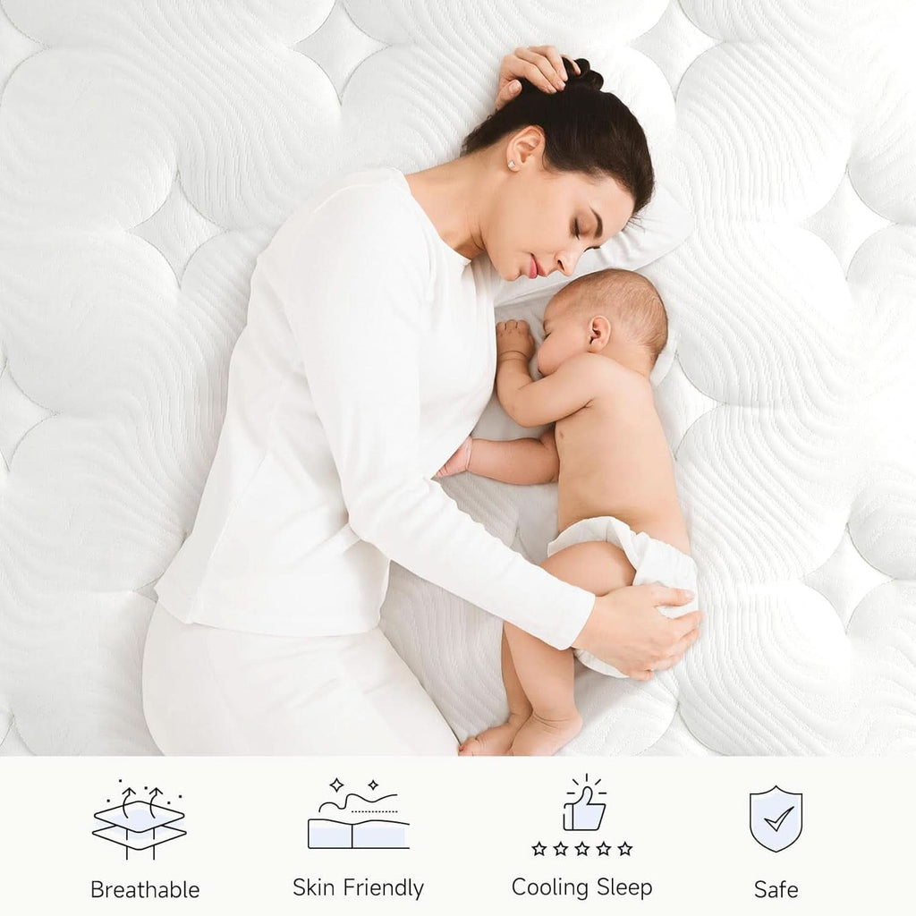 Twin XL 12Inch Hybrid Breathable MemoryFoam Pocket Springs Mattress-3