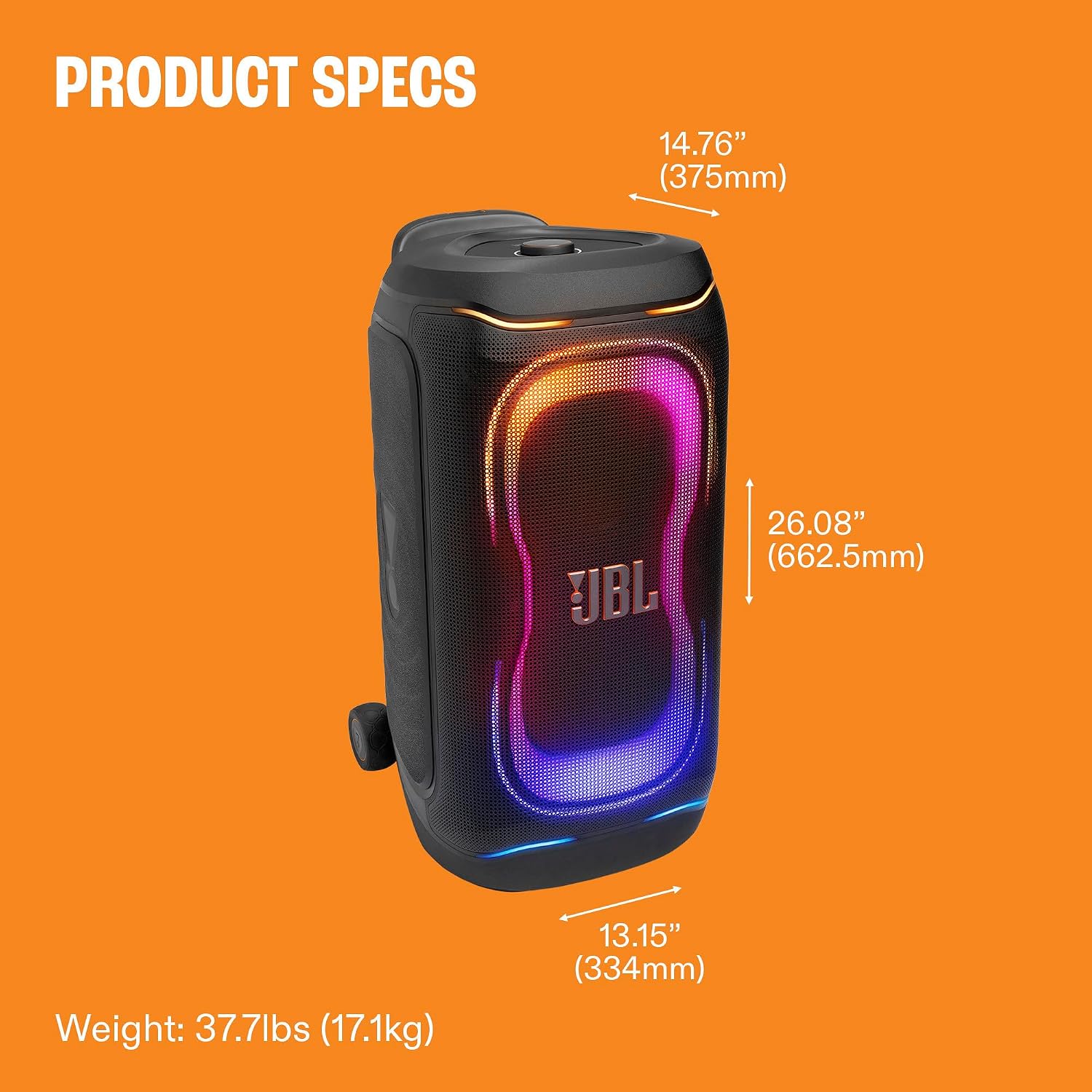 JBL PartyBox 330 Portable Party Speaker 280W Black