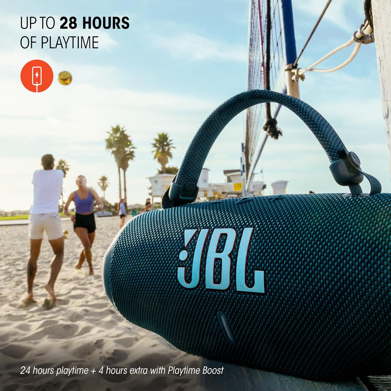 JBL Charge 6 Portable Bluetooth Speaker Waterproof Drop-Proof Black