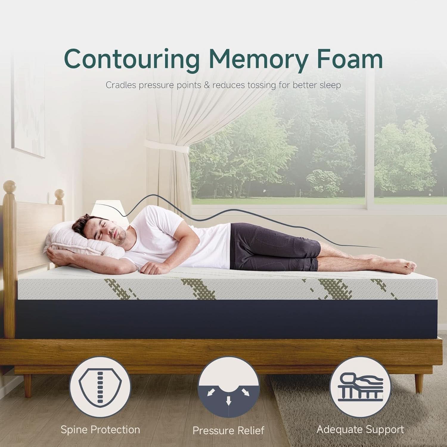 King Size CertipurUS Memory Foam Mattress Ultra Cooling-2