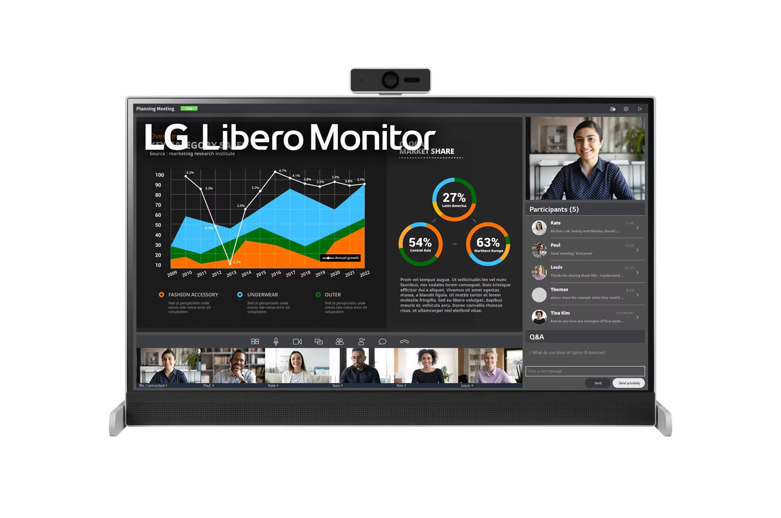 LG 27BQ70QC-S 27 1440p HDR Libero Monitor-1