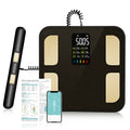 Smart Bioimpedance Scale with Hand Black-0