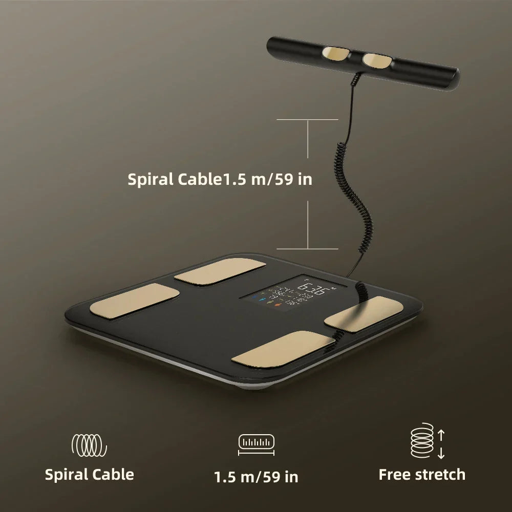 Smart Bioimpedance Scale with Hand Black-2