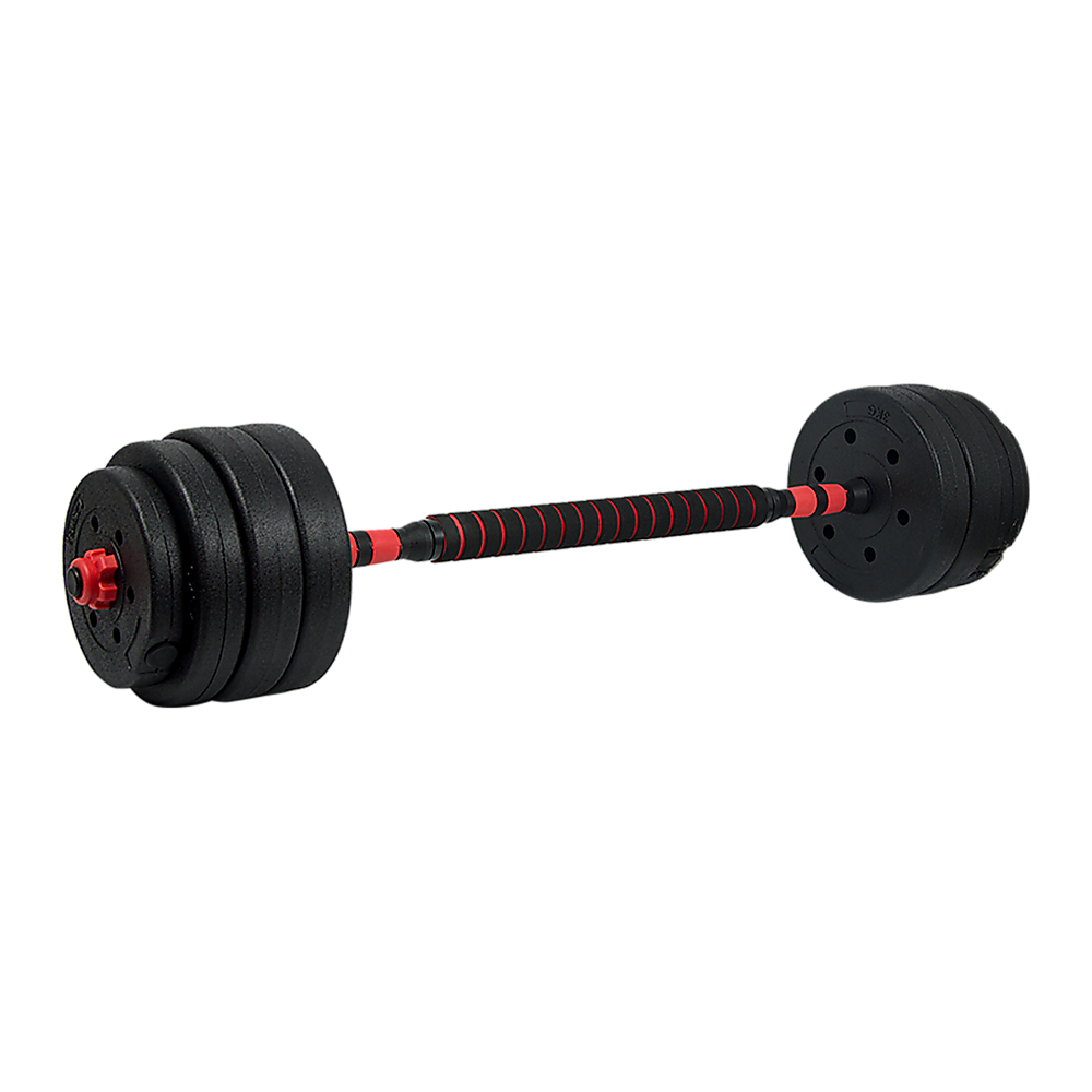 40kg Adjustable Rubber Dumbbell Set Barbell Home GYM Exercise Weights-3