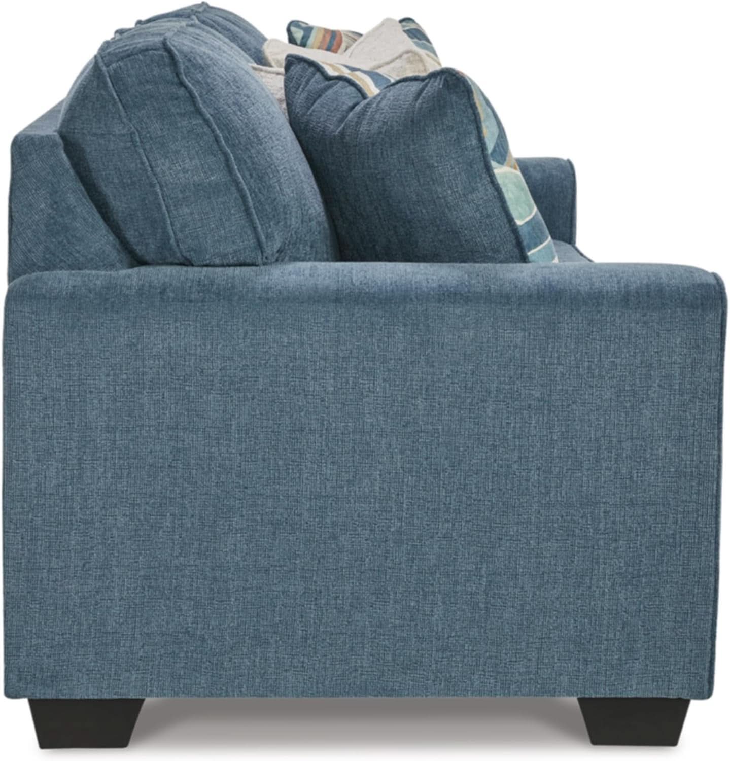 Blue Queen Stainresistant Memory Foam Sleeper Sofa-4