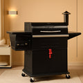 Wood Pellet Barbecue Grill Smoker 8 In1 Black Edition Pro-0