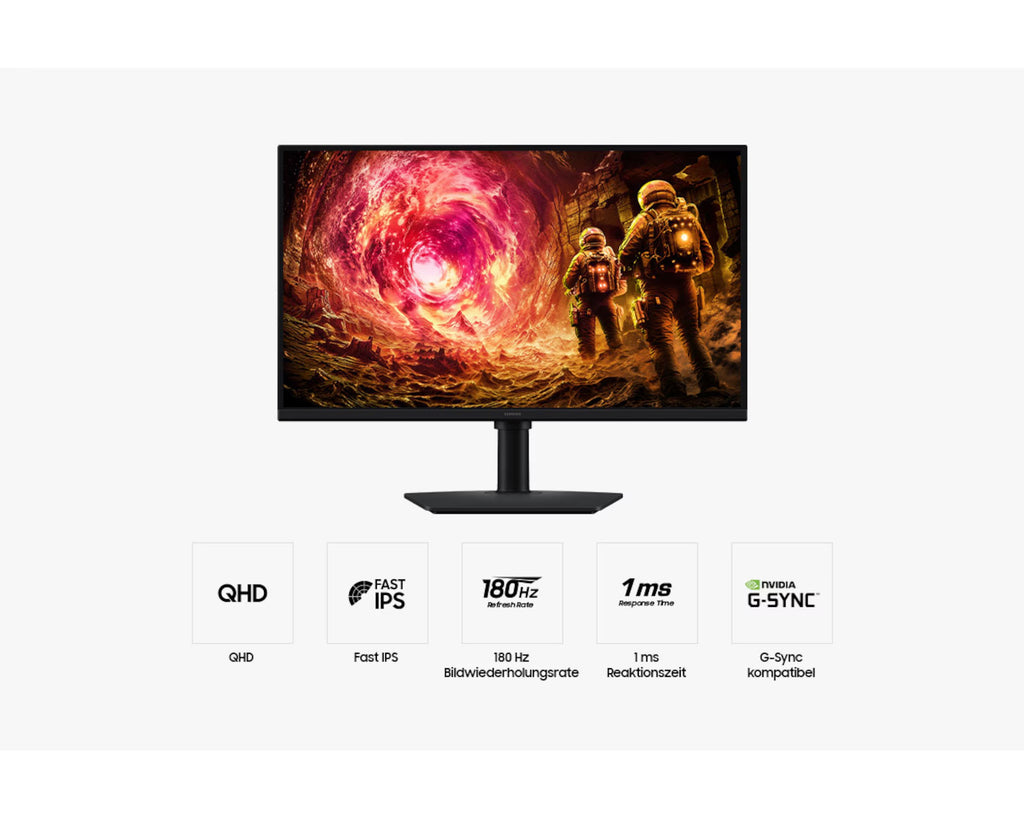 Samsung Odyssey G5 (G50F) 27" QHD 180Hz Gaming Monitor-2