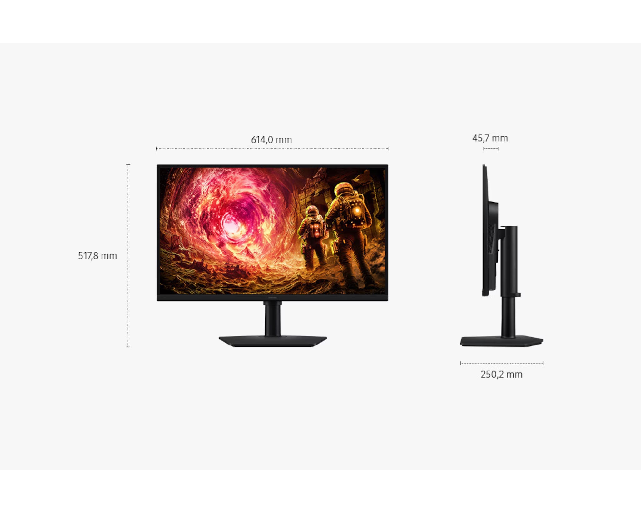 Samsung Odyssey G5 (G50F) 27" QHD 180Hz Gaming Monitor-3