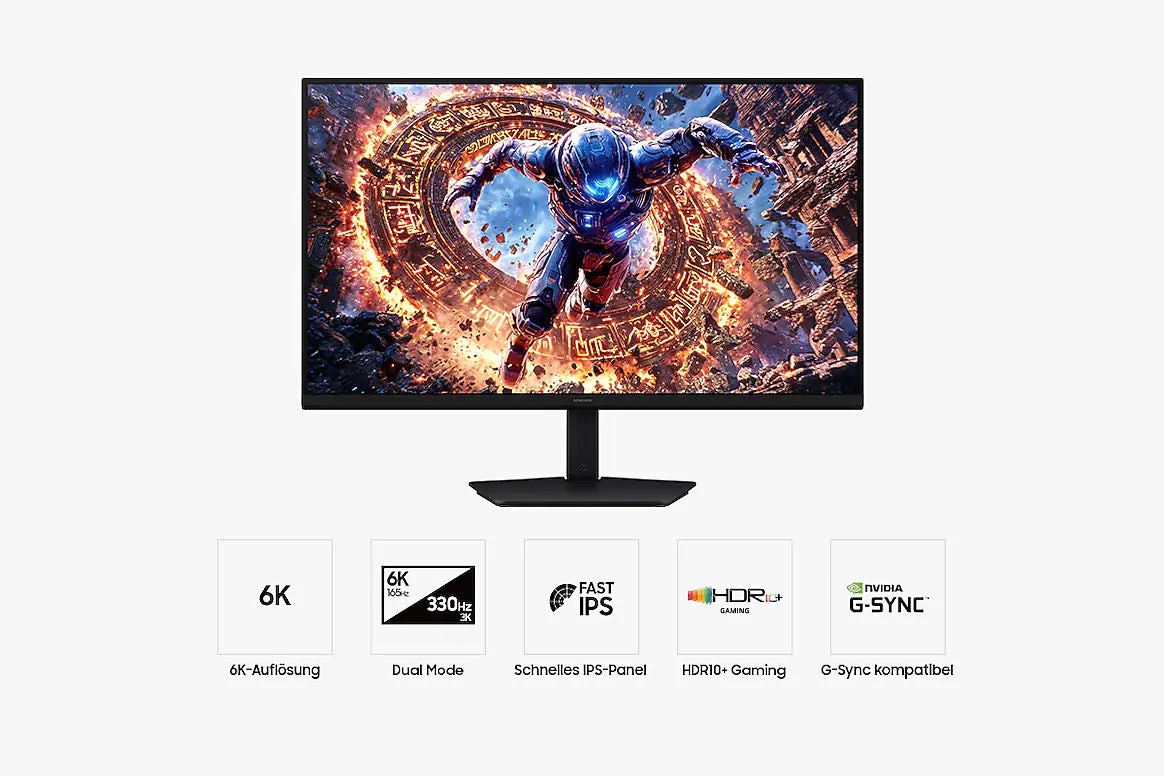 Samsung Odyssey G8 32" (G80HS) 6K 165Hz / 3K 330Hz Gaming Monitor-2