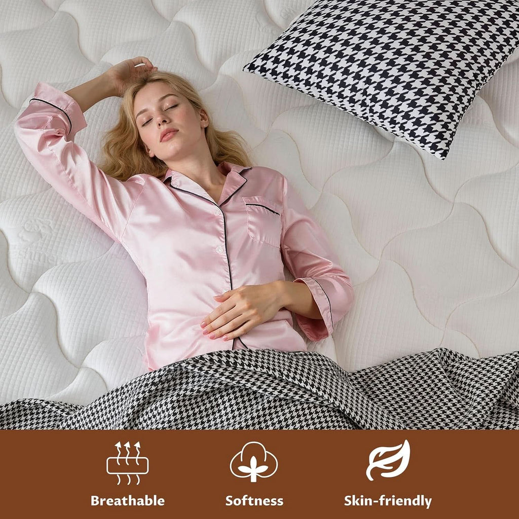 12 Inch Ultra Hybrid Cooling Gel Memory Foam Mattress-4