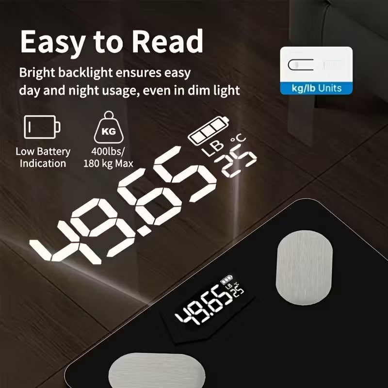 Smart Body Fat Scale with App Connection-4